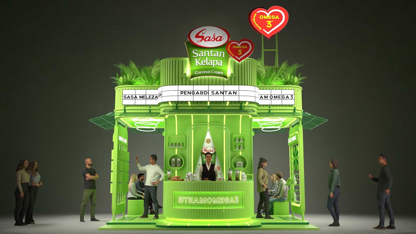 Sasa Santan Modular Booth 2023